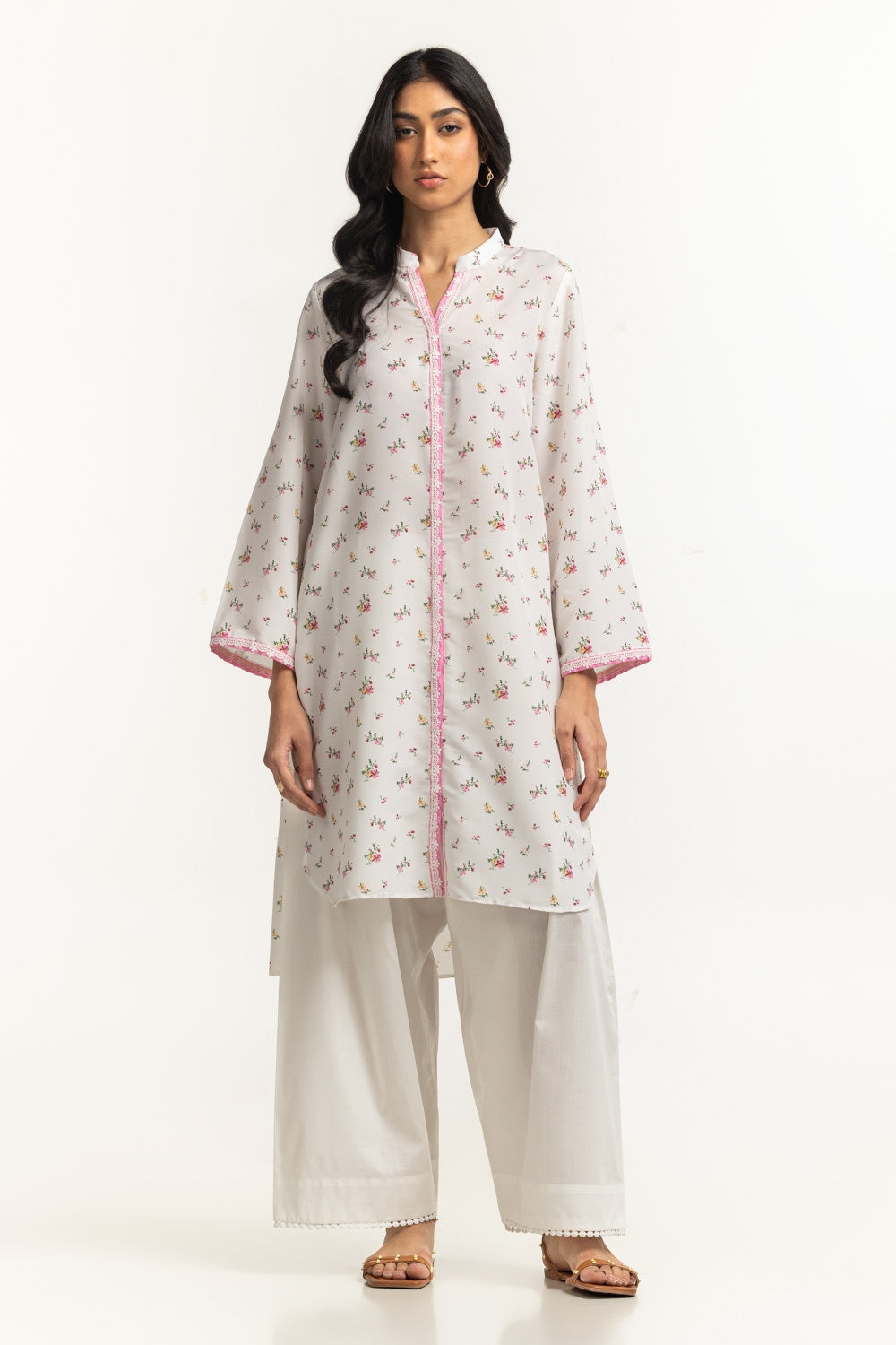 poly-cambric Printed Shirt IPS-44502