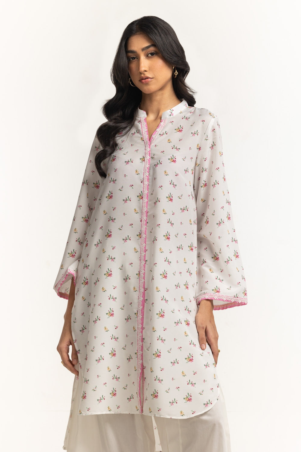 poly-cambric Printed Shirt IPS-44502