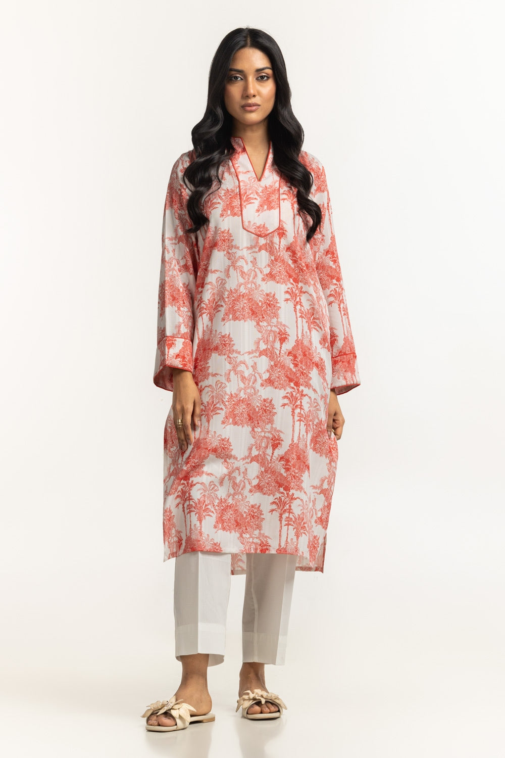 Dobby Texture Printed Shirt IPS-44512