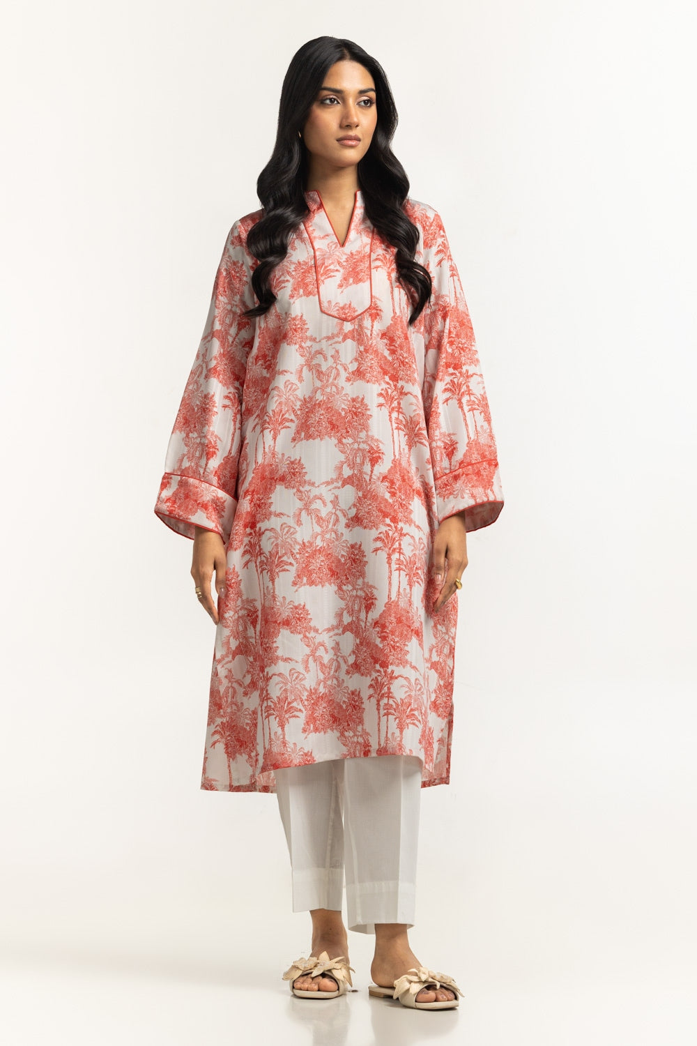 Dobby Texture Printed Shirt IPS-44512