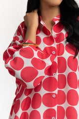 poly-cambric Printed Shirt IPS-44516