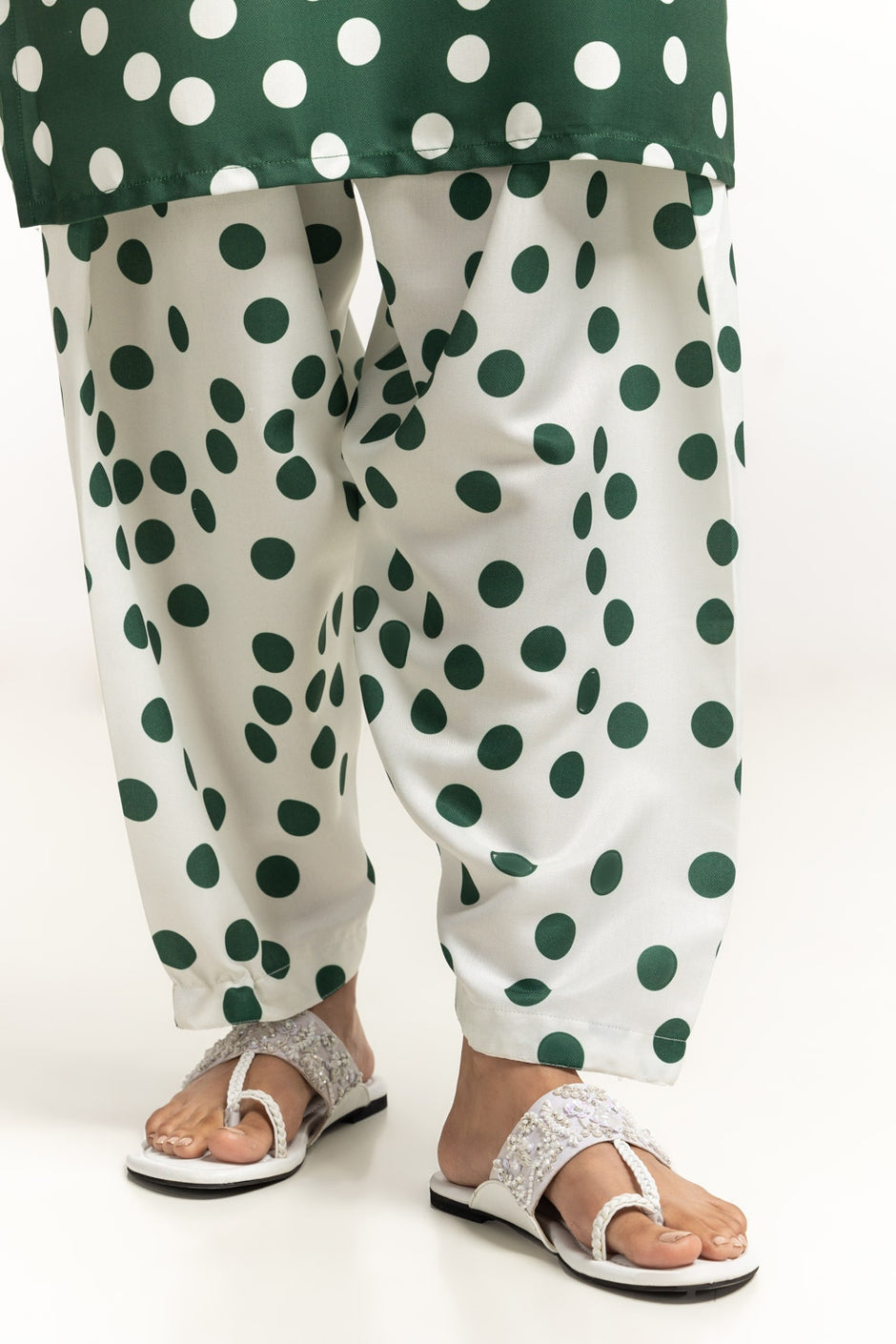 Herringbone Printed Shirt And Shalwar