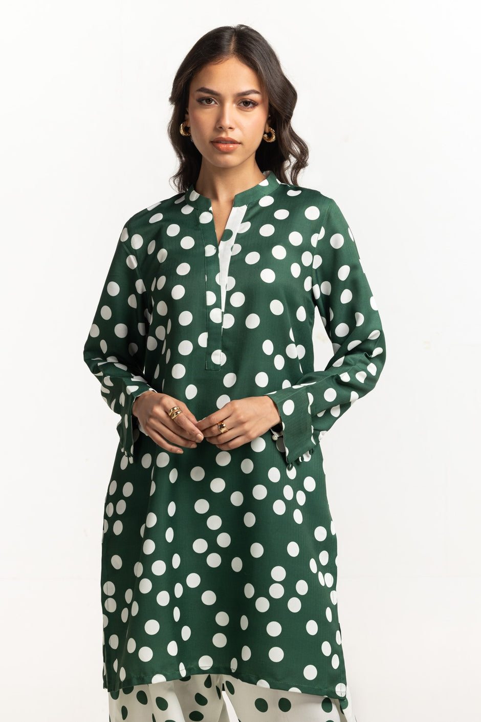 Herringbone Printed Shirt And Shalwar