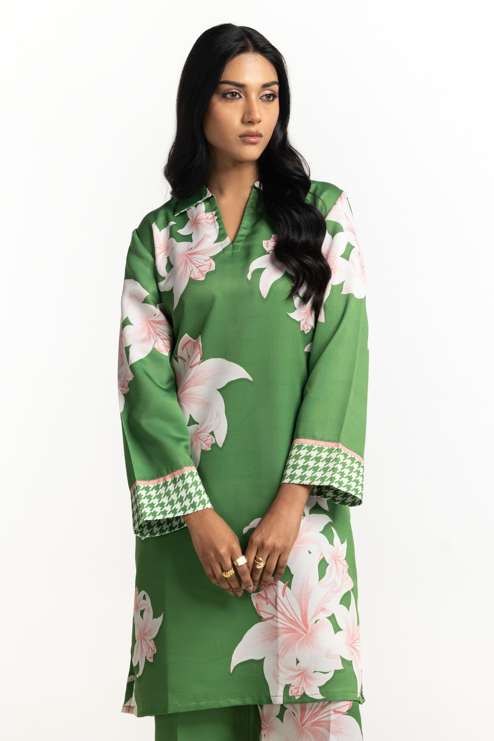 Waffle Printed Co-Ord Set  IPST-34316