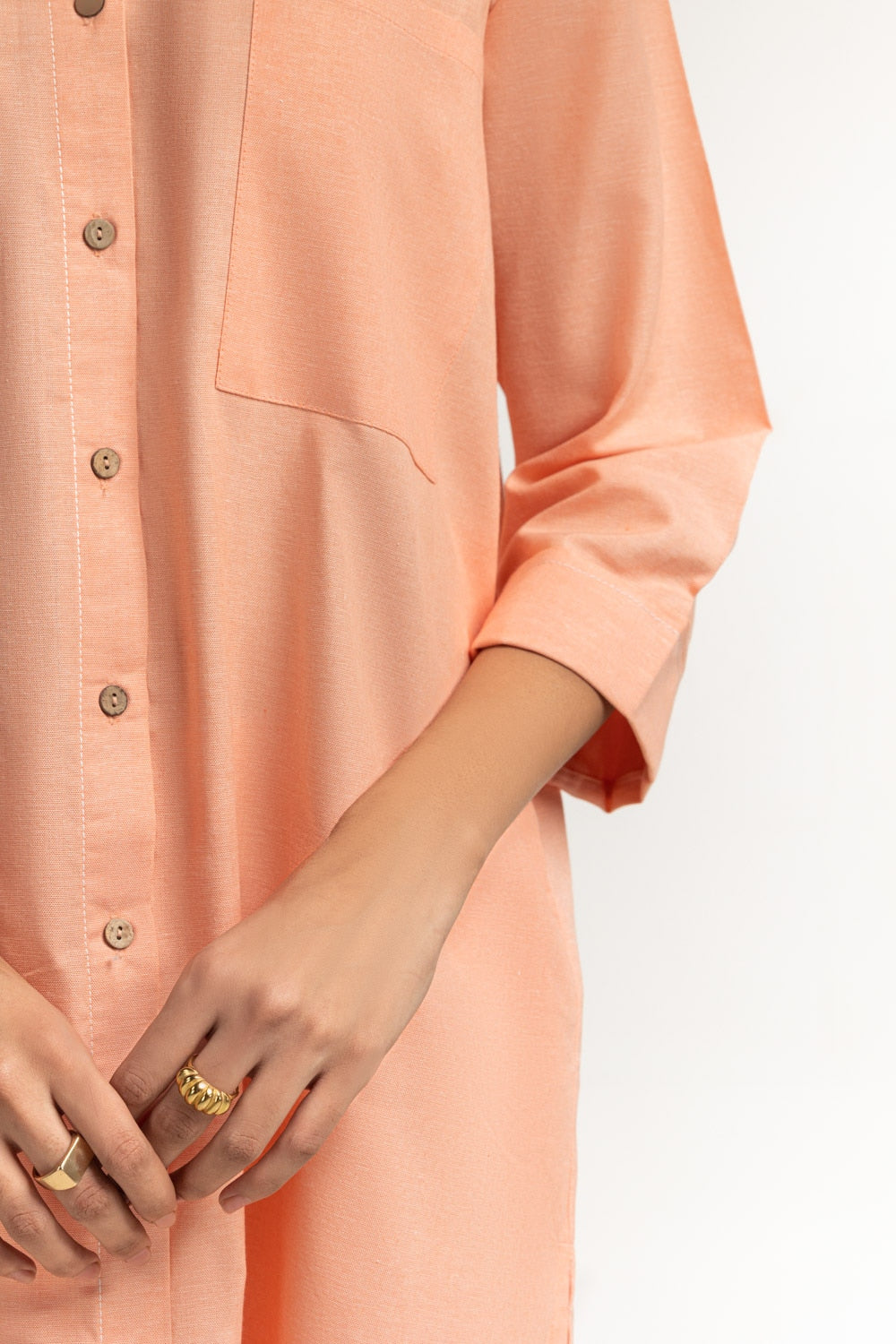 Yarn-dyed Button Down Co-Ord Set IPST-34318