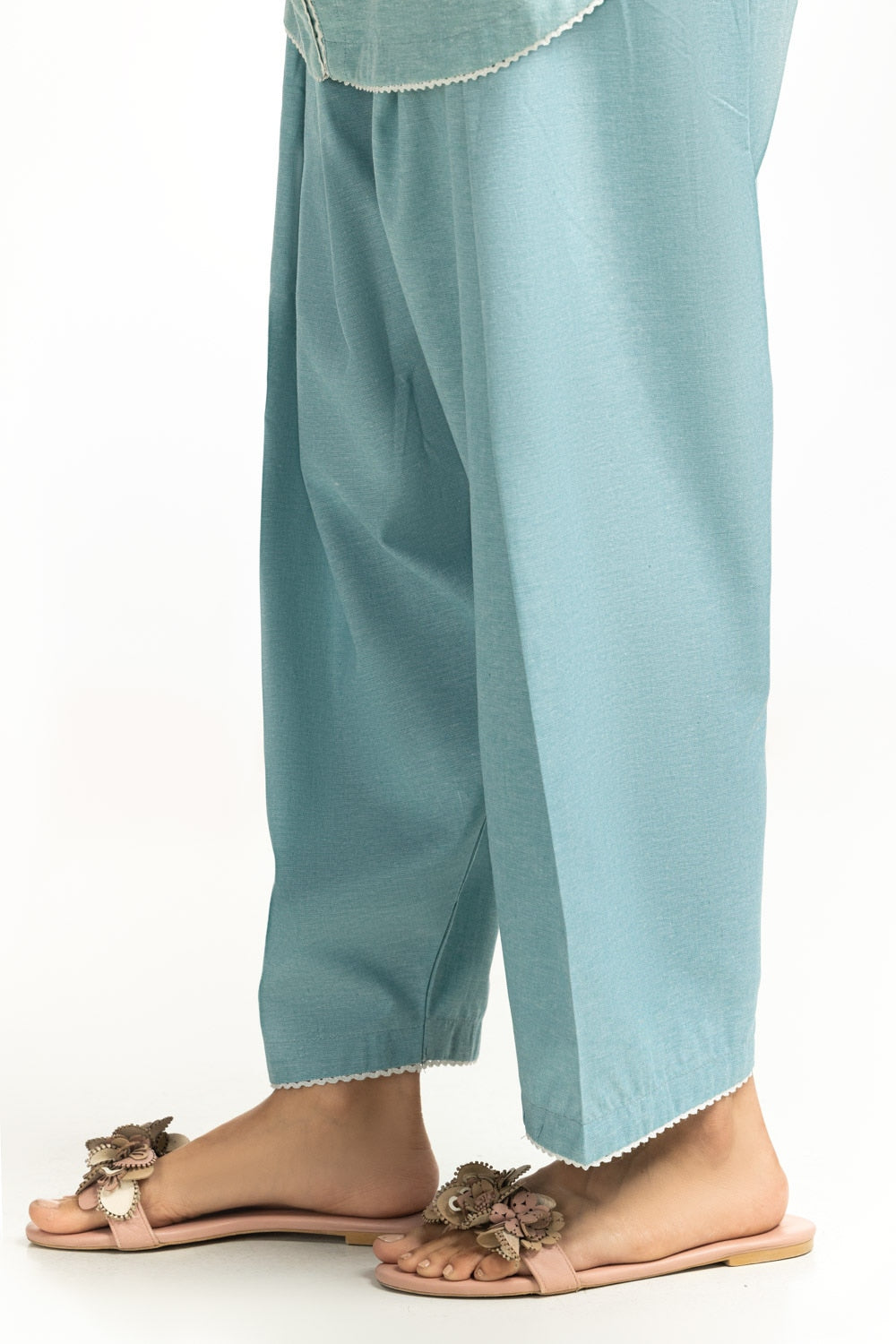 Yarn Dyed Embroidered Shirt And Dyed Shalwar IPST-34320
