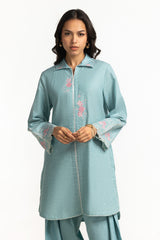 Yarn Dyed Embroidered Shirt And Dyed Shalwar IPST-34320