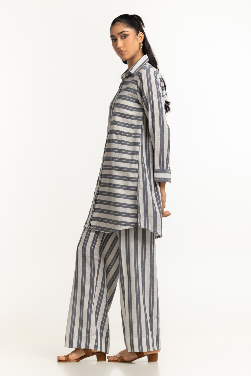 Yarn-dyed Stripes Co-Ord Set IPST-34326