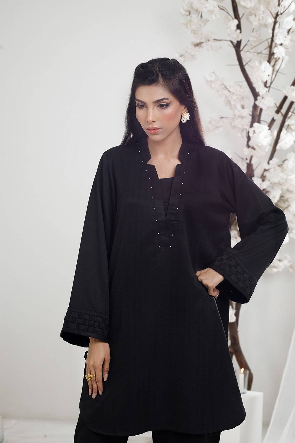 Herringbone Embellished Co-Ord Set IPST-44110