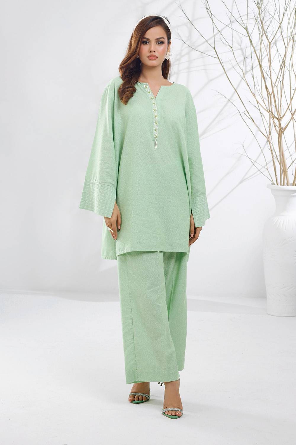 Karandi Embellished Co-Ord Set IPST-44113