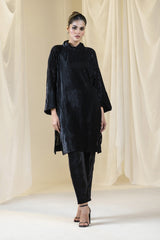 Velvet Dyed Co-Ord Set IPST-44117