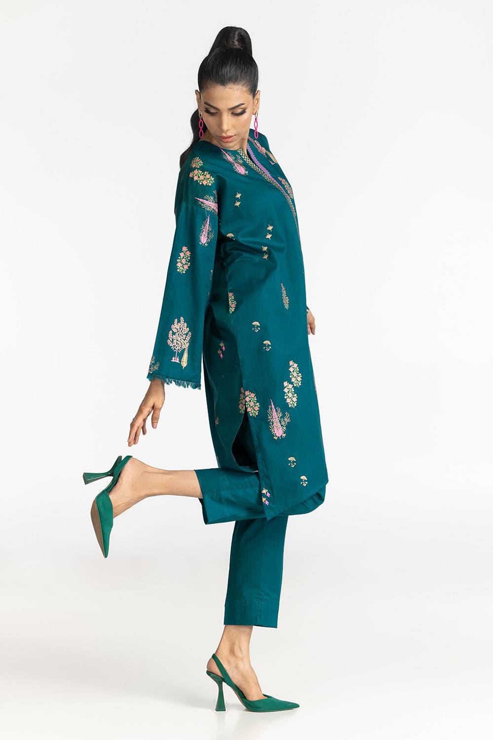 Cambric Block Printed Co-Ord Set