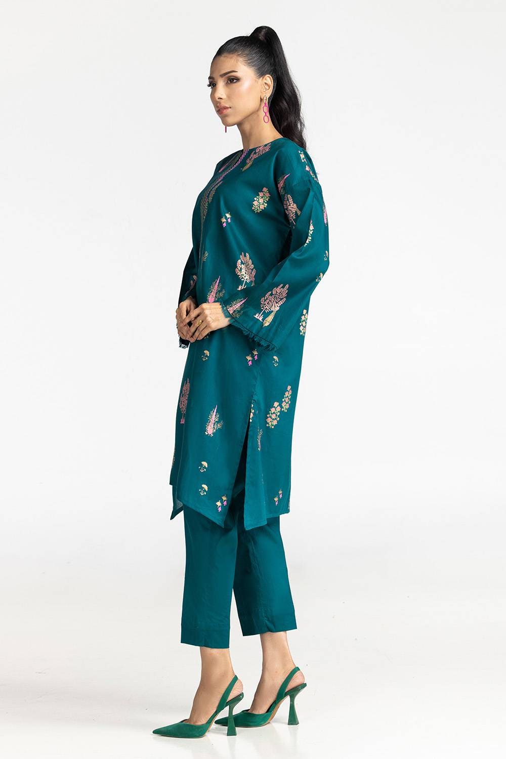 Cambric Block Printed Co-Ord Set