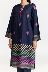 Cambric Block Printed Shirt And Dyed Trouser IPST-44120