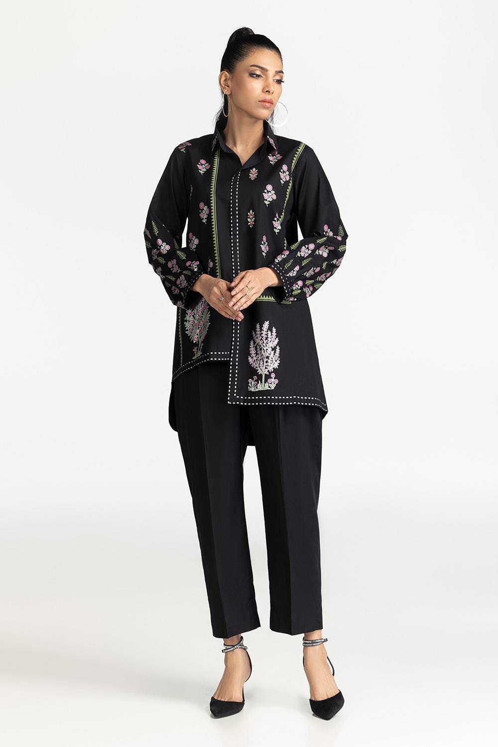 Cambric Block Printed Co-ord Set IPST-44121
