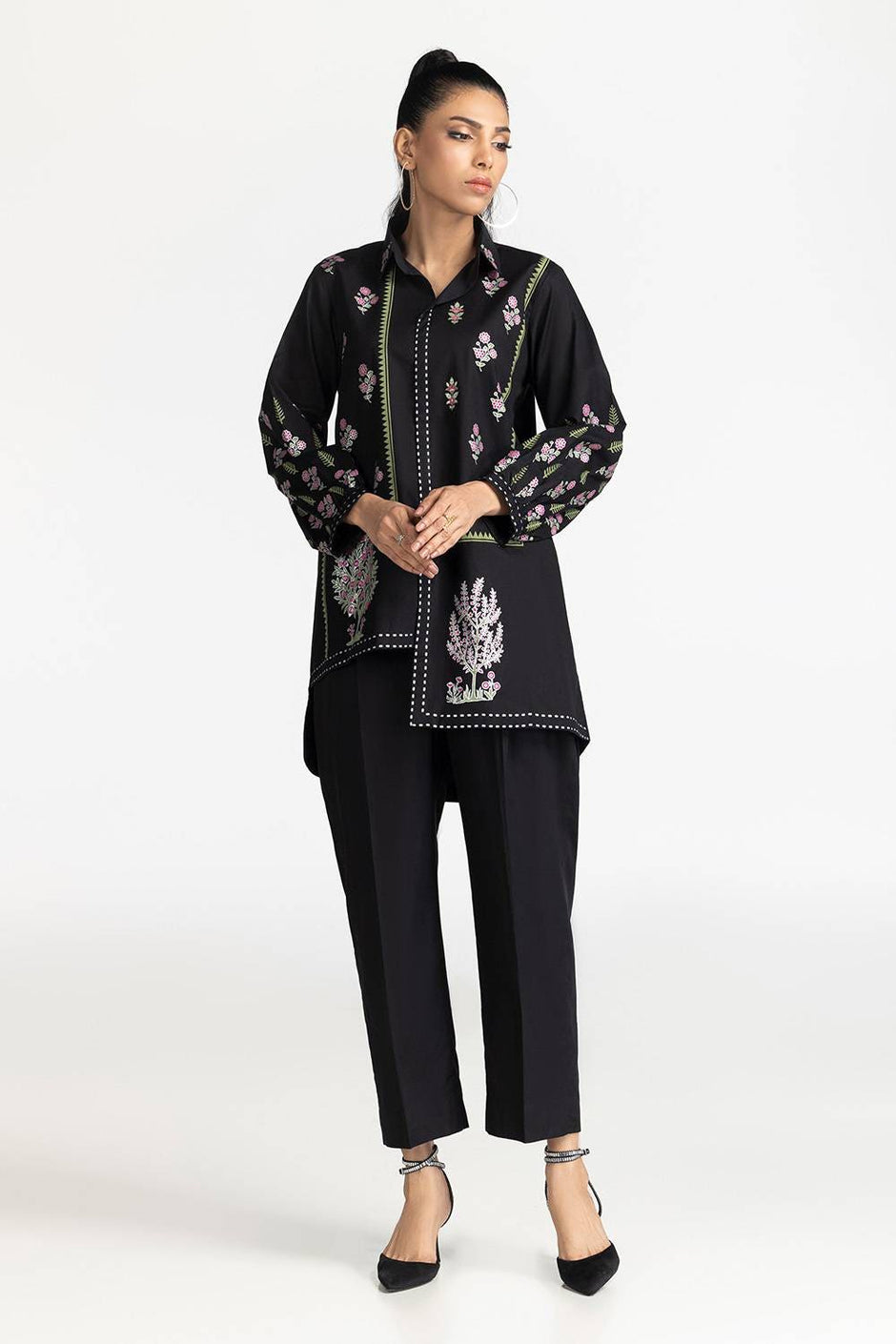 Cambric Block Printed Co-ord Set
