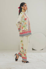 Cross Slub Printed Co-Ord Set IPST-44124