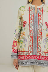 Cross Slub Printed Co-Ord Set IPST-44124