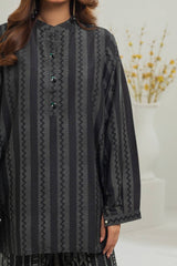 Poly Raw Slub Printed Co-Ord Set IPST-44132