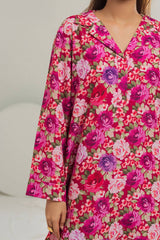 Poly Raw Slub Printed Co-Ord Set IPST-44136