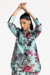 Poly Raw Slub Printed Co-Ord Set IPST-44137