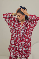 Poly Cambric Printed Co-Ord Set IPST-44140