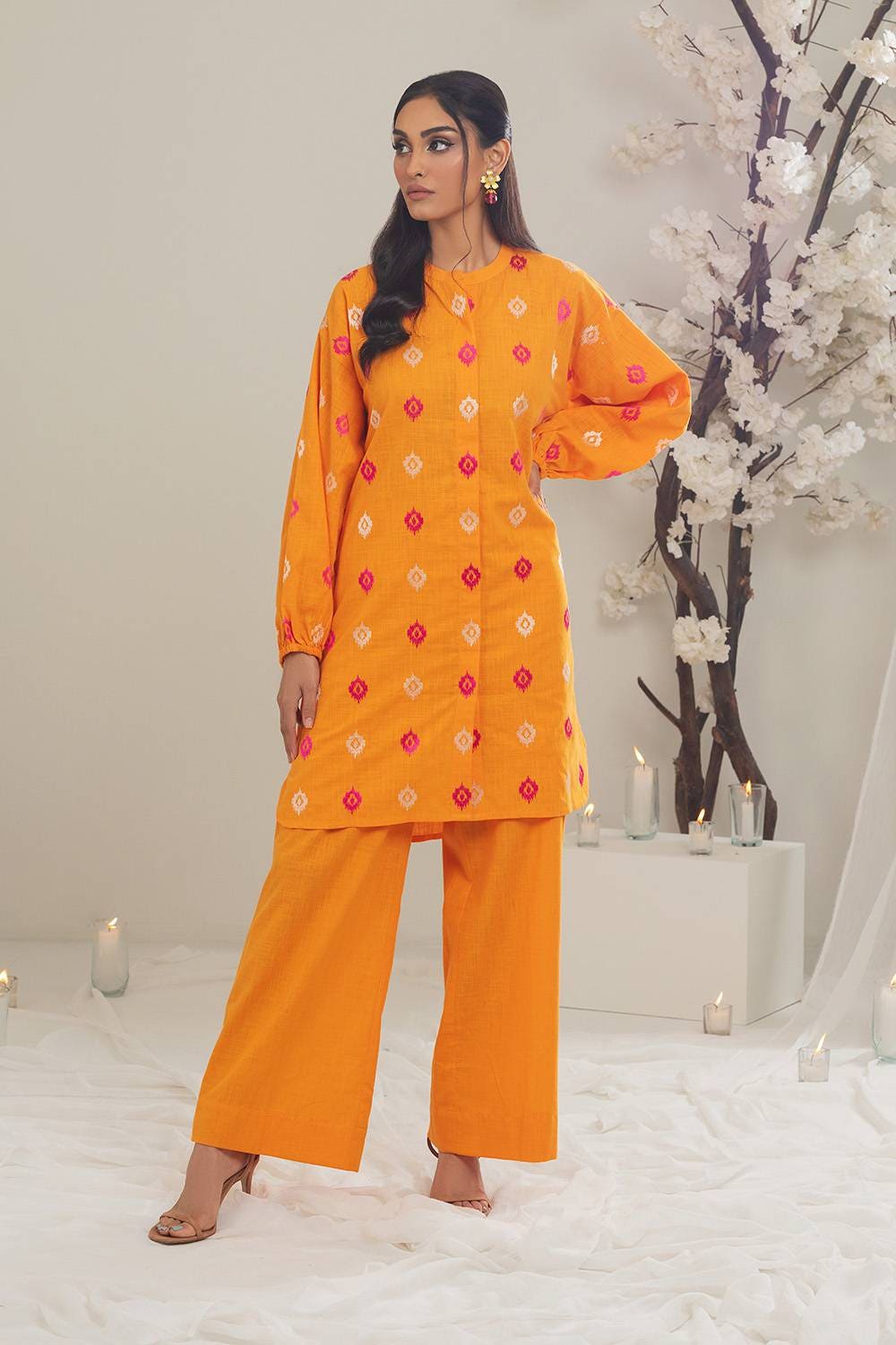 Irish Embroidered Co-Ord Set IPST-44146