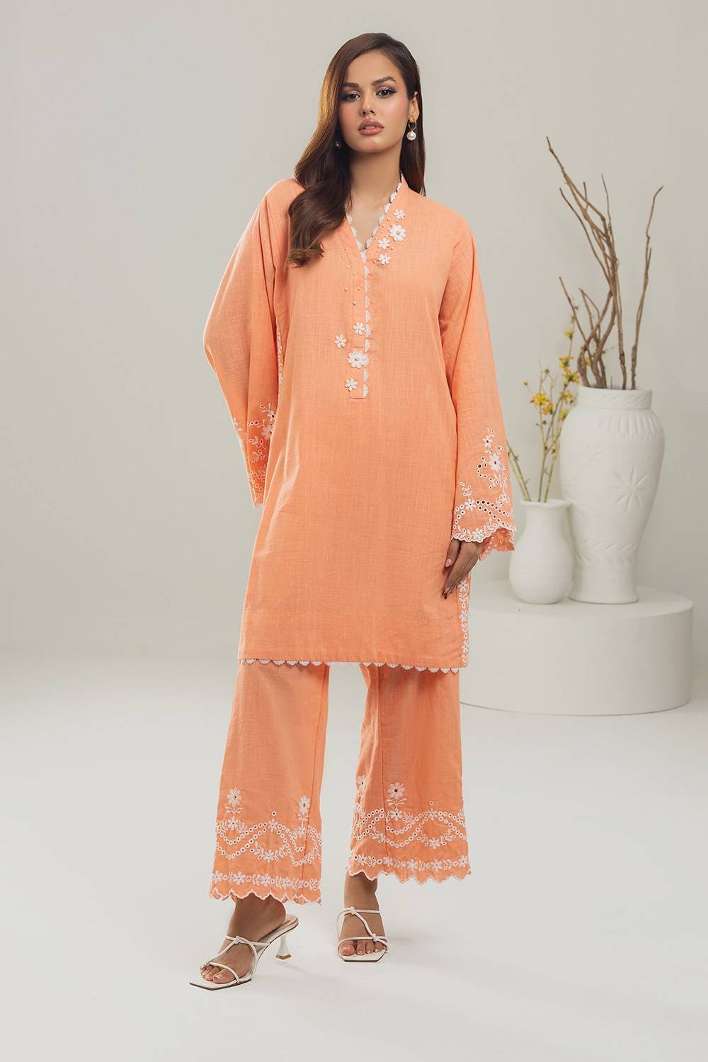 Irish Embroidered Co-Ord Set IPST-44148