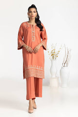 Viscose Embroidered Shirt And Dyed Trouser IPST-44168