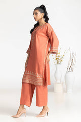 Viscose Embroidered Shirt And Dyed Trouser IPST-44168