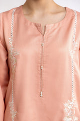 Herringbone Embroidered Shirt And Dyed Trouser IPST-44170