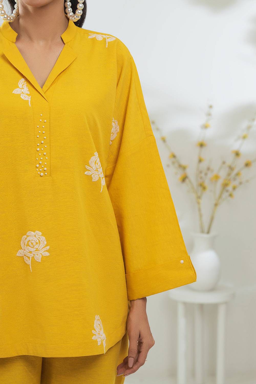 Poly Viscose Embroidered Co-Ord Set IPST-44172