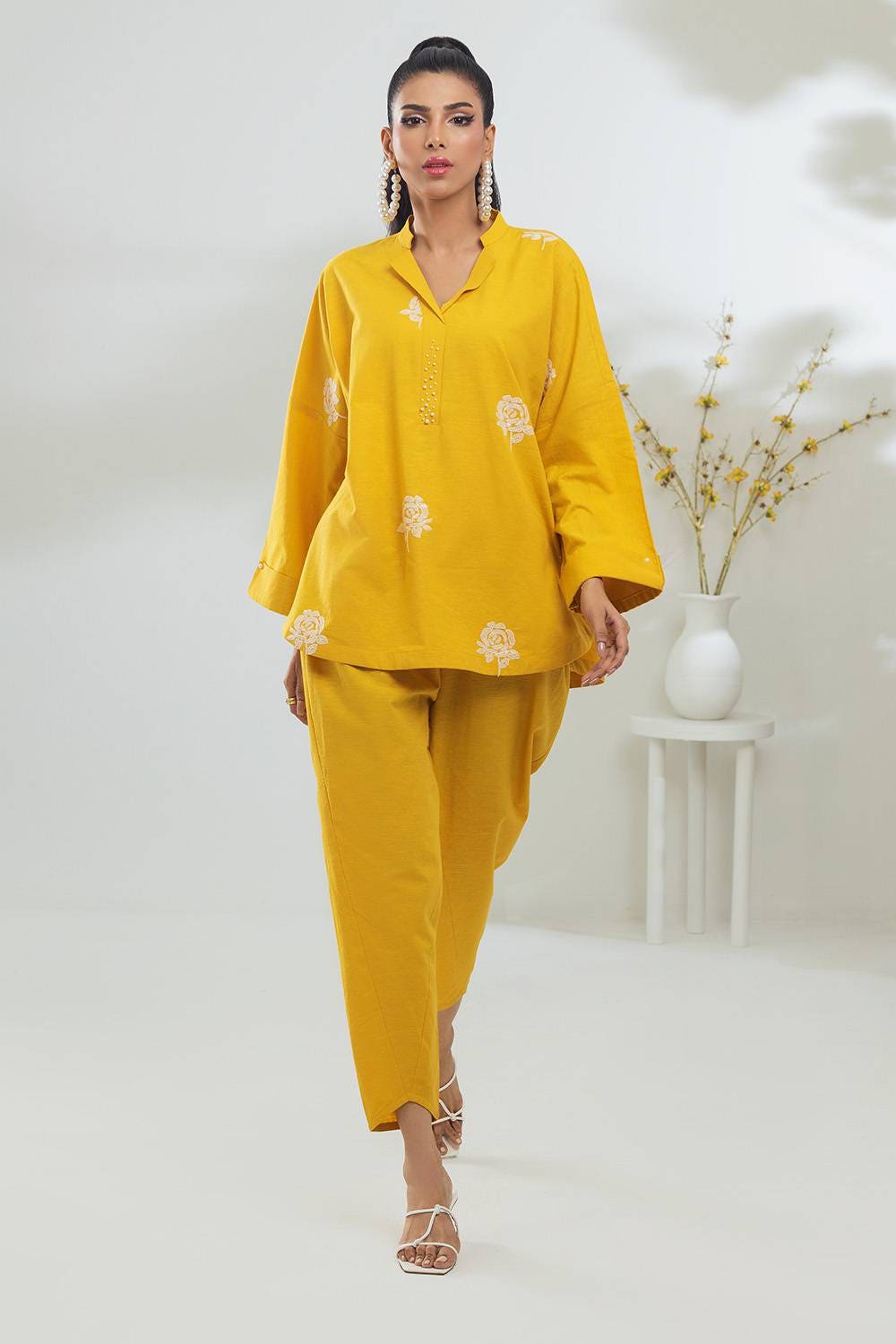 Poly Viscose Embroidered Co-Ord Set IPST-44172