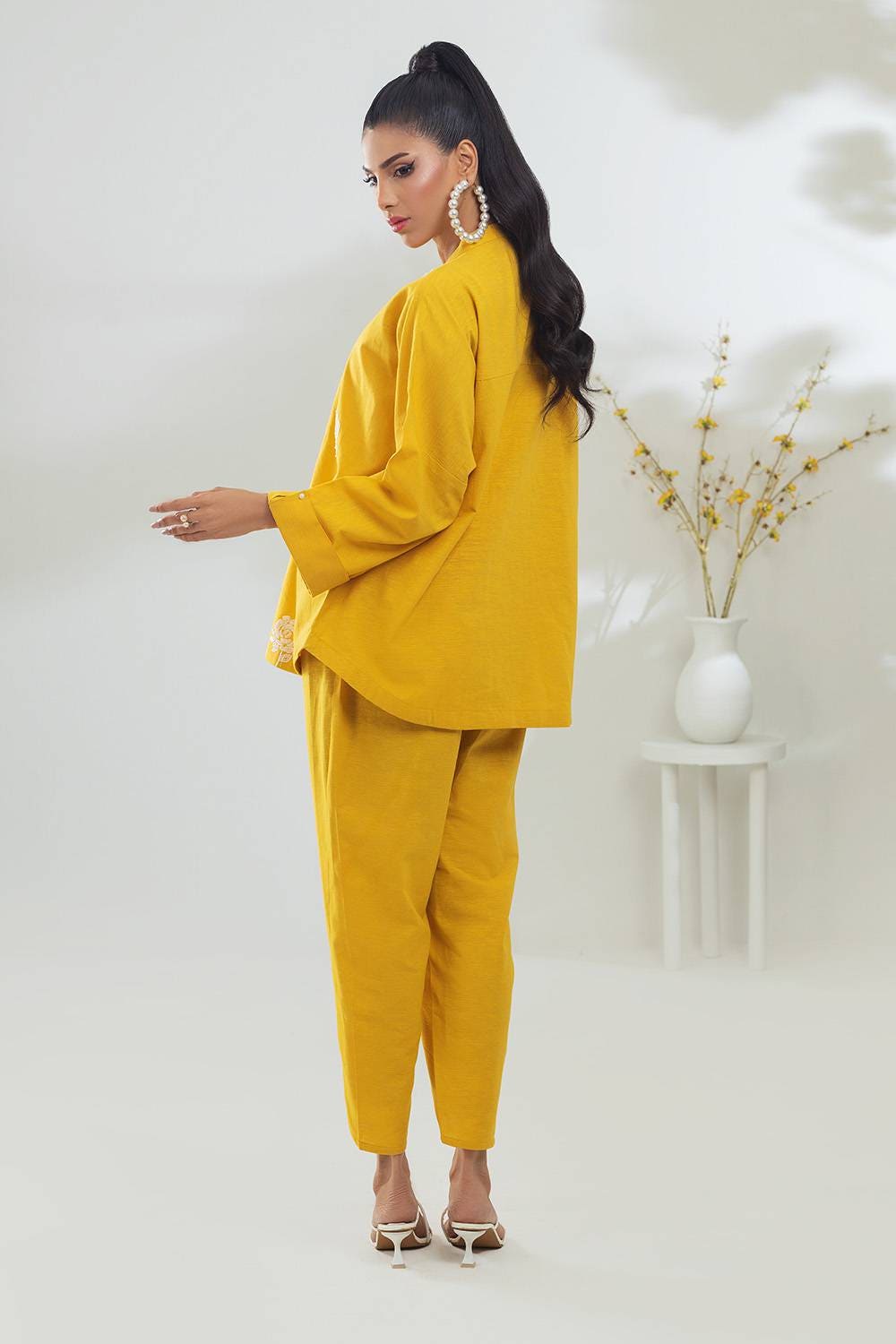 Poly Viscose Embroidered Co-Ord Set IPST-44172