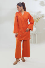 Poly Viscose Embellished Co-Ord Set IPST-44173