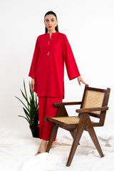 Dobby Embellished Co-Ord Set IPST-44186