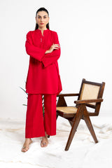 Dobby Embellished Co-Ord Set IPST-44186