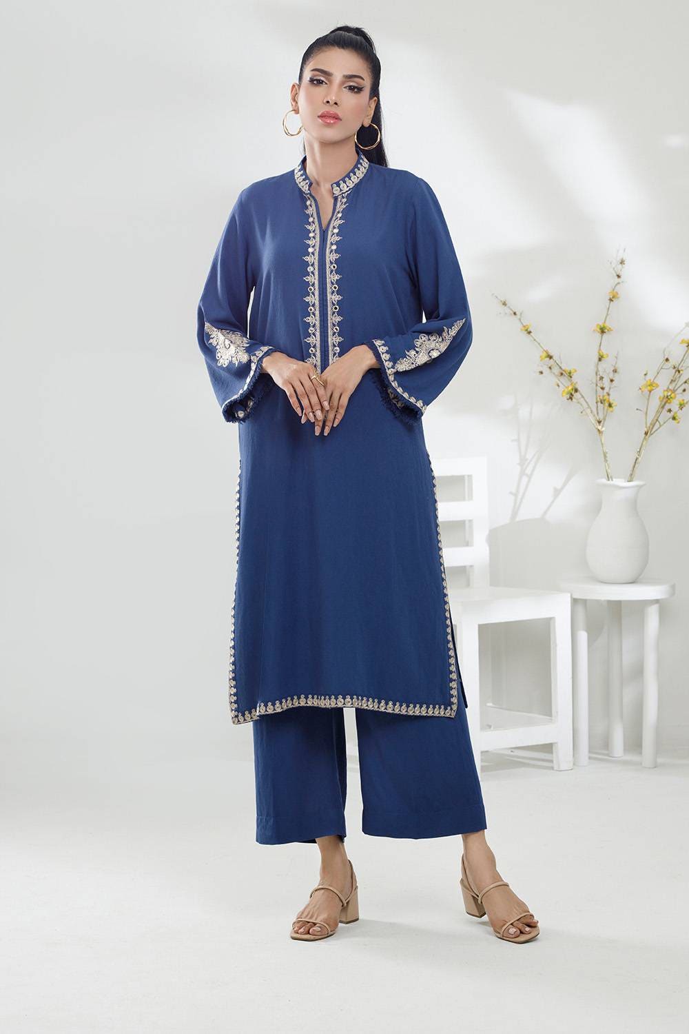 Viscose Embroidered Co-Ord Set