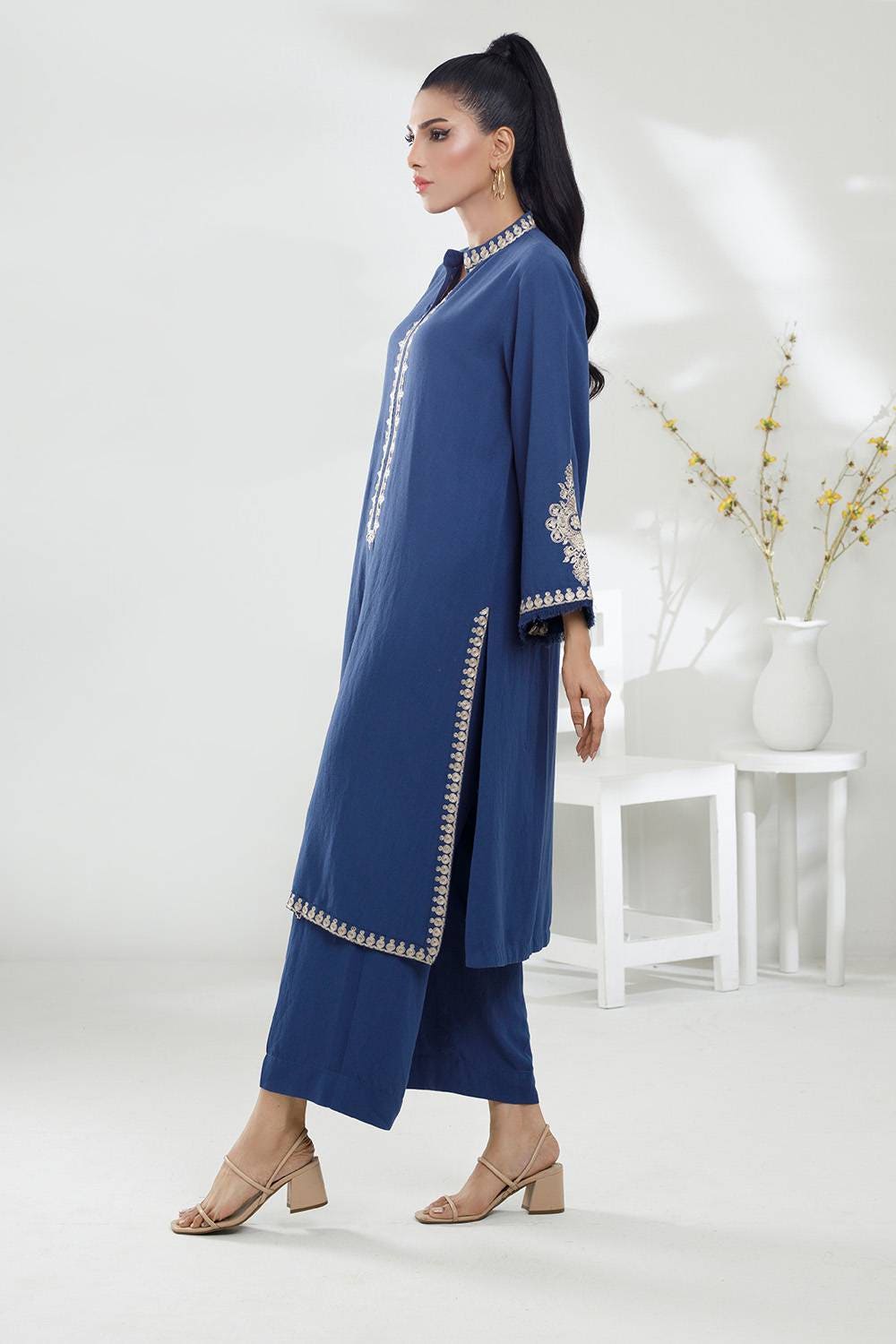 Viscose Embroidered Co-Ord Set