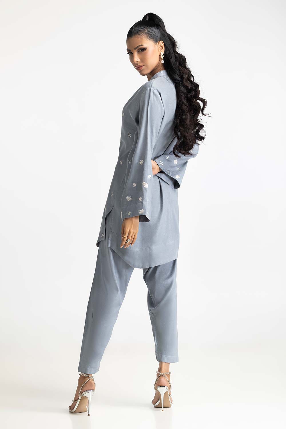 Twill Viscose Embroidered Shirt And Trouser IPST-44192