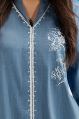 Denim Embroidered Shirt IPST-44196-S