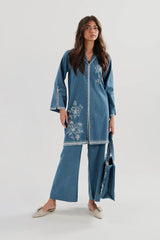 Denim Embroidered Shirt IPST-44196-S