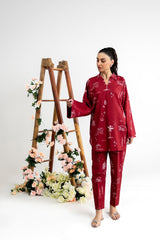 Cotton Viscose Printed Shirt And Trouser IPST-44202