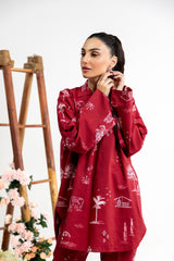Cotton Viscose Printed Shirt And Trouser IPST-44202