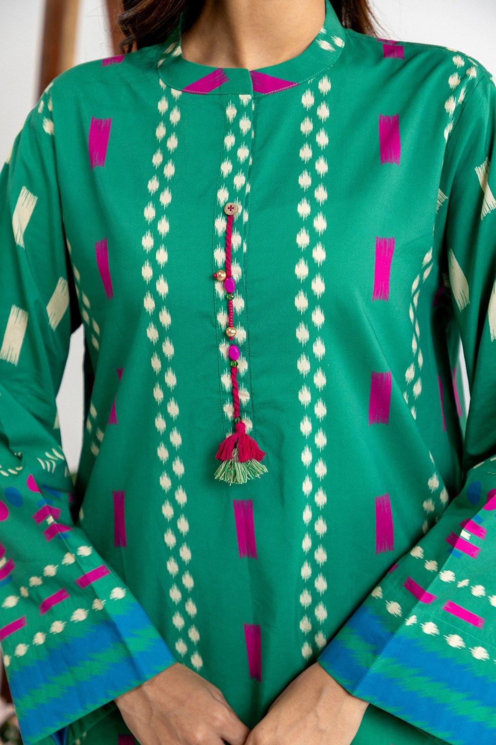 Cotton Viscose Printed Shirt And Trouser IPST-44208
