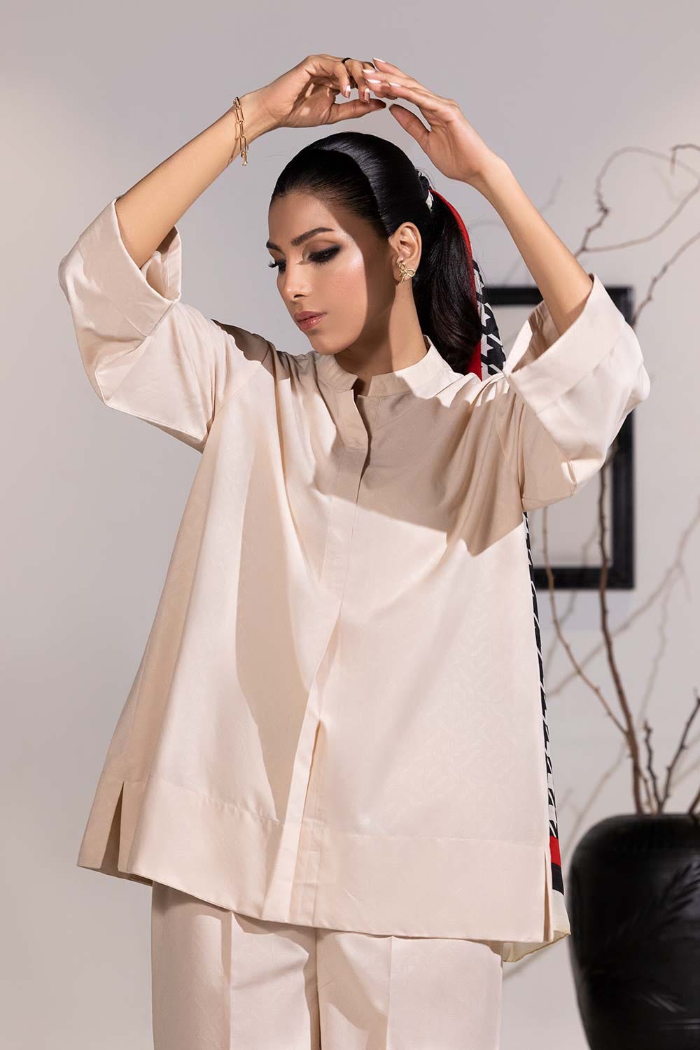Dobby Dyed Co-Ord Set IPST-44212