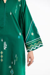 Cross Slub Block Printed Shirt And Trouser IPST-44216