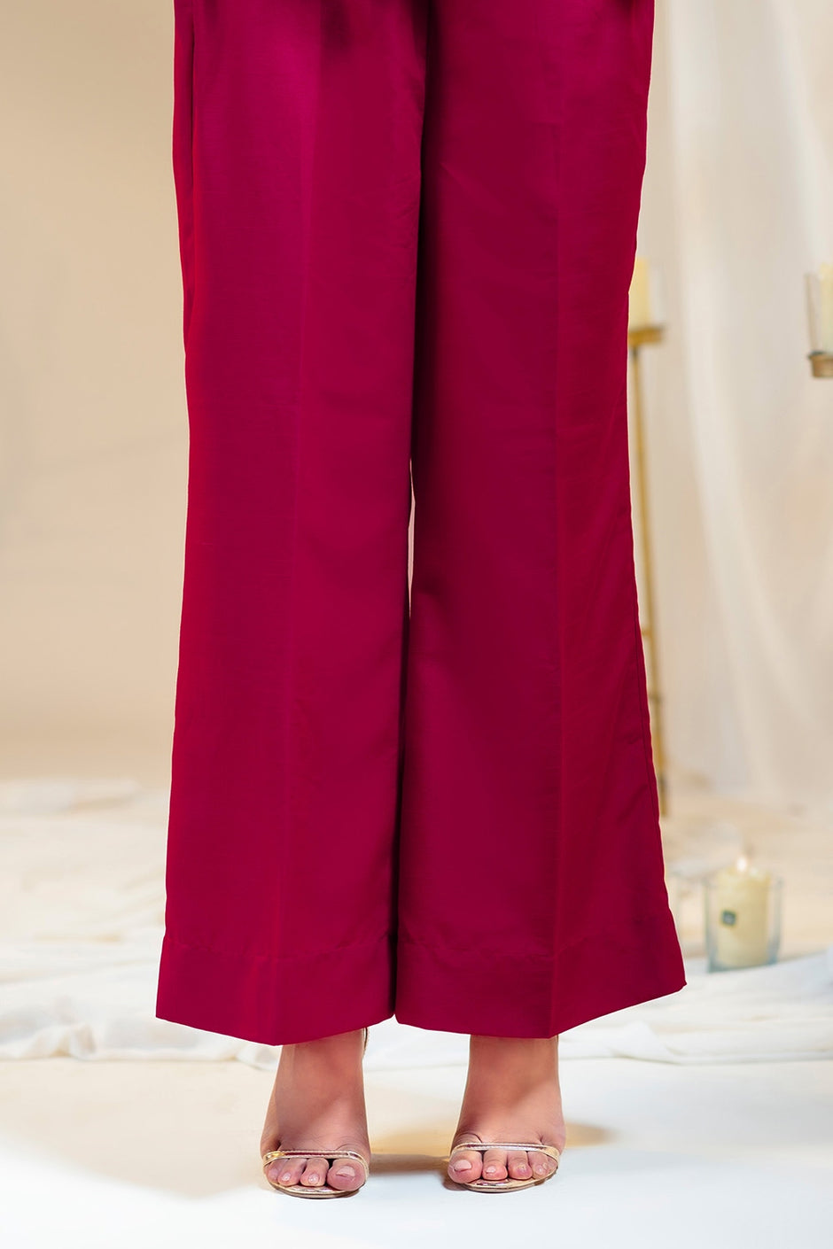 Velvet Embroidered Front Open Shirt With Inner And Dyed Trouser