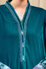 Velvet Embroidered Shirt And Dyed Trouser IPST-44220