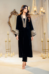 Velvet Embroidered Shirt And Dyed Trouser IPST-44222